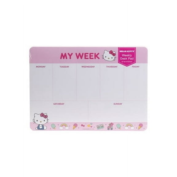 HELLO KITTY Weekly Desk Pad