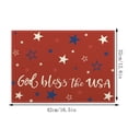 thumbnail image 3 of Clearance! Boovnll 4th of July Placemats Set of 4, 12x16" Red Blue Stars Linen Placemats, Heat-Proof Place Mats for Memorial Day Patriotic Party Kitchen Dining Table Decor, 4th of July Decorations, 3 of 6