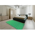 thumbnail image 4 of Ahgly Company Indoor Square Patterned SpringGreen Area Rugs, 6' Square, 4 of 6