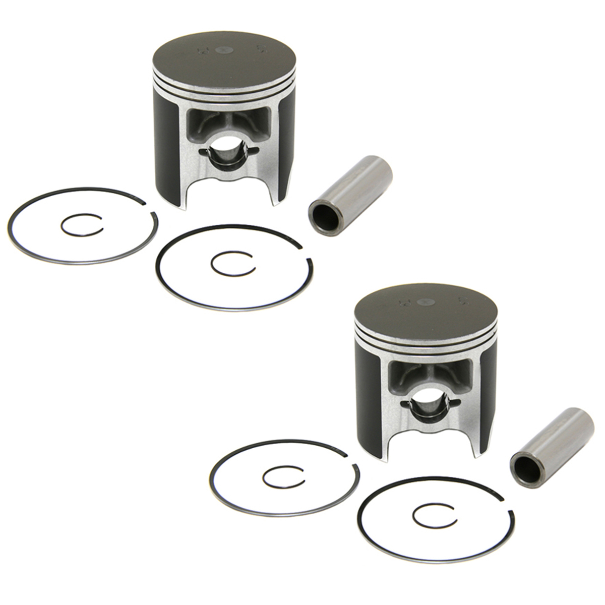 SPI, 09808, 2 Piston Kits for Yamaha fits 19792020 540 Fan Cooled
