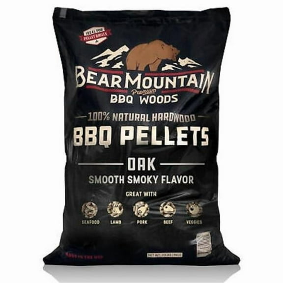 Lignetics Bear Mountain Smooth Smoky Oak Wood Pellets, 20 lbs