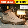 thumbnail image 4 of OwnShoe Steel Toe Work Boots for Men Women Waterproof Safety Shoes Industrial Welding Boots, 4 of 9