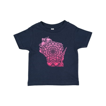 

Inktastic Wisconsin Silhouette Mandala Boys or Girls Baby T-Shirt