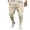 Khaki, variant on Aayomet Men's Sweatpants Mens Jogger Sport Pants, Casual Zipper Gym Workout Sweatpants Pockets,Khaki M