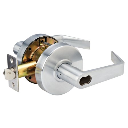 Master Lock SLCICKE26D Heavy Duty Lever Style, Grade 2 Commercial SFIC Keyed Entry Door Lock CA2