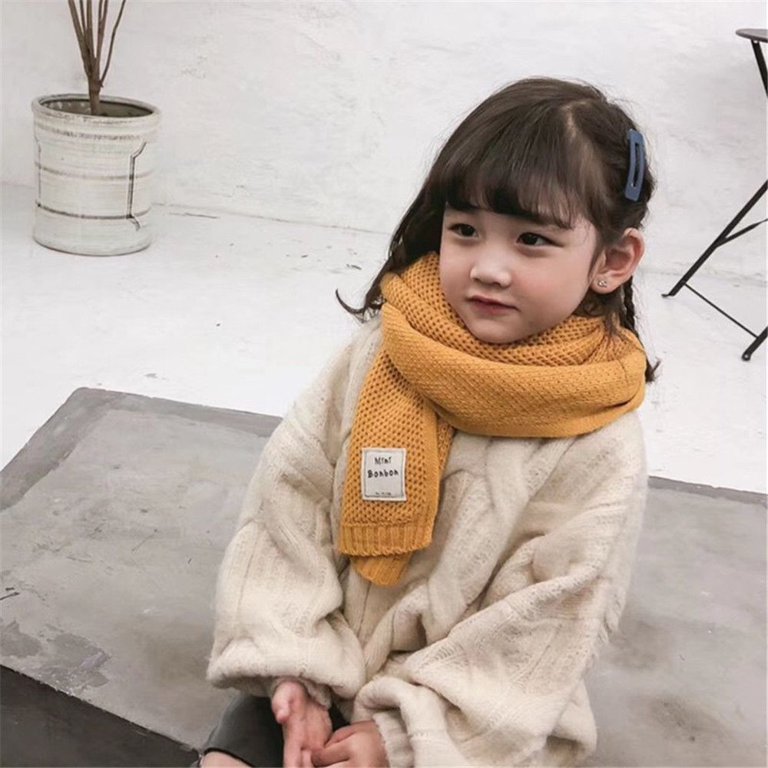 Outdoor Children Baby Soft Autumn Winter Warm Kids Scarf Neck