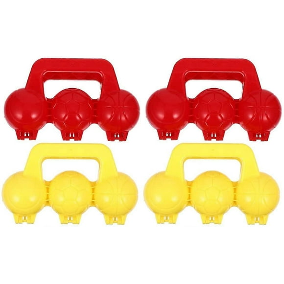 Set of 4 handy snowball tongs