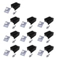 thumbnail image 1 of Easycargo 10 paquetes TO-220 disipador de calor + kit de tornillos de montaje aislante para LM317 LM317t L7805 L7812 L78XX regulador de voltaje IRFZ44N 3205 520N 630 1404 transistor MOSFET (20 mm x 15, 1 of 5