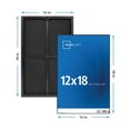 thumbnail image 5 of Mainstays 12x18 Black Front Loading Picture Frame For Wall Or Tabletop Display, 5 of 7
