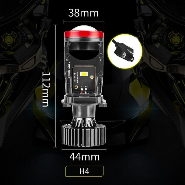 Meitianfacai Y7D H4 LED Headlight Car Light 6500K 90W 18000LM Conversion Kit High/Low Beam