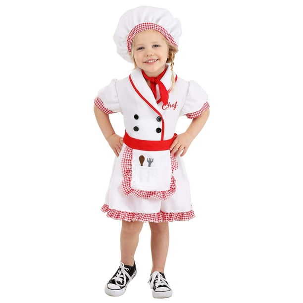 Travestimento Master Chef Costume Di Carnevale Da Cuoco Girl's