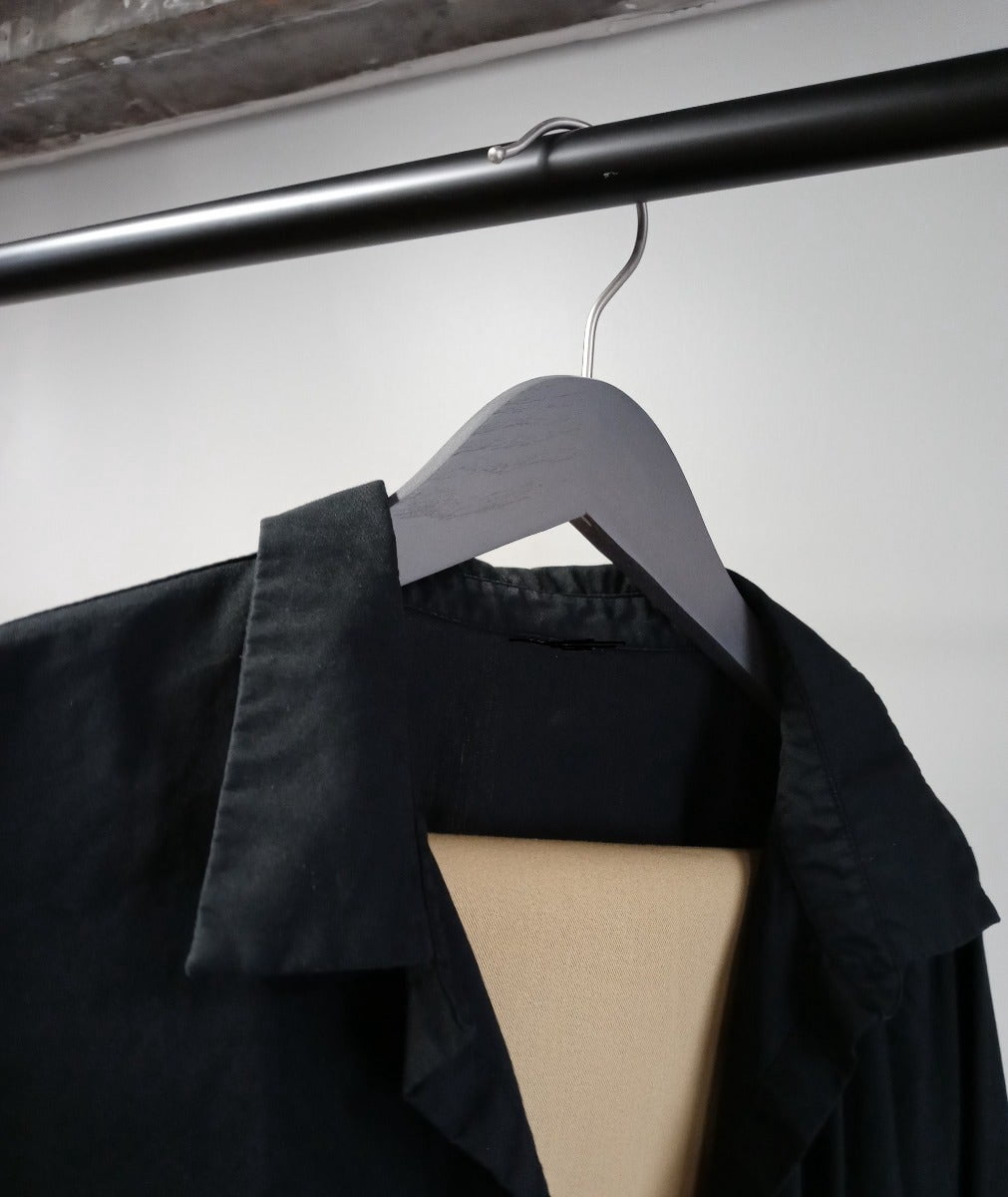Wooden Suit Hangers - NAHANCO Line - 17" Greywash - Home Use