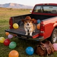 thumbnail image 4 of syligr Dog Cowboy Hat Pet Costume Adjustable Soft Halloween Party Decoration for Small Dogs Puppy Photo Props Western Themed Pet Accessories for Indoor Outdoor Celebration and Birthday Gift, 4 of 6