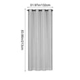 thumbnail image 3 of Enhance Your Living Room Window With Gray Sheer Curtains, Clear Voile Drapes, 52x83.9 Inch Polyester Design For Homeowners Seeking Elegant Decor, 3 of 6