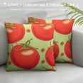 thumbnail image 3 of Nawypu Tomatoes Pillowcase Soft Breathable Pillow Case with Hidden Zipper for Hair and Skin Cozy Pillow Covers for Sleeping Without Insert, 3 of 5