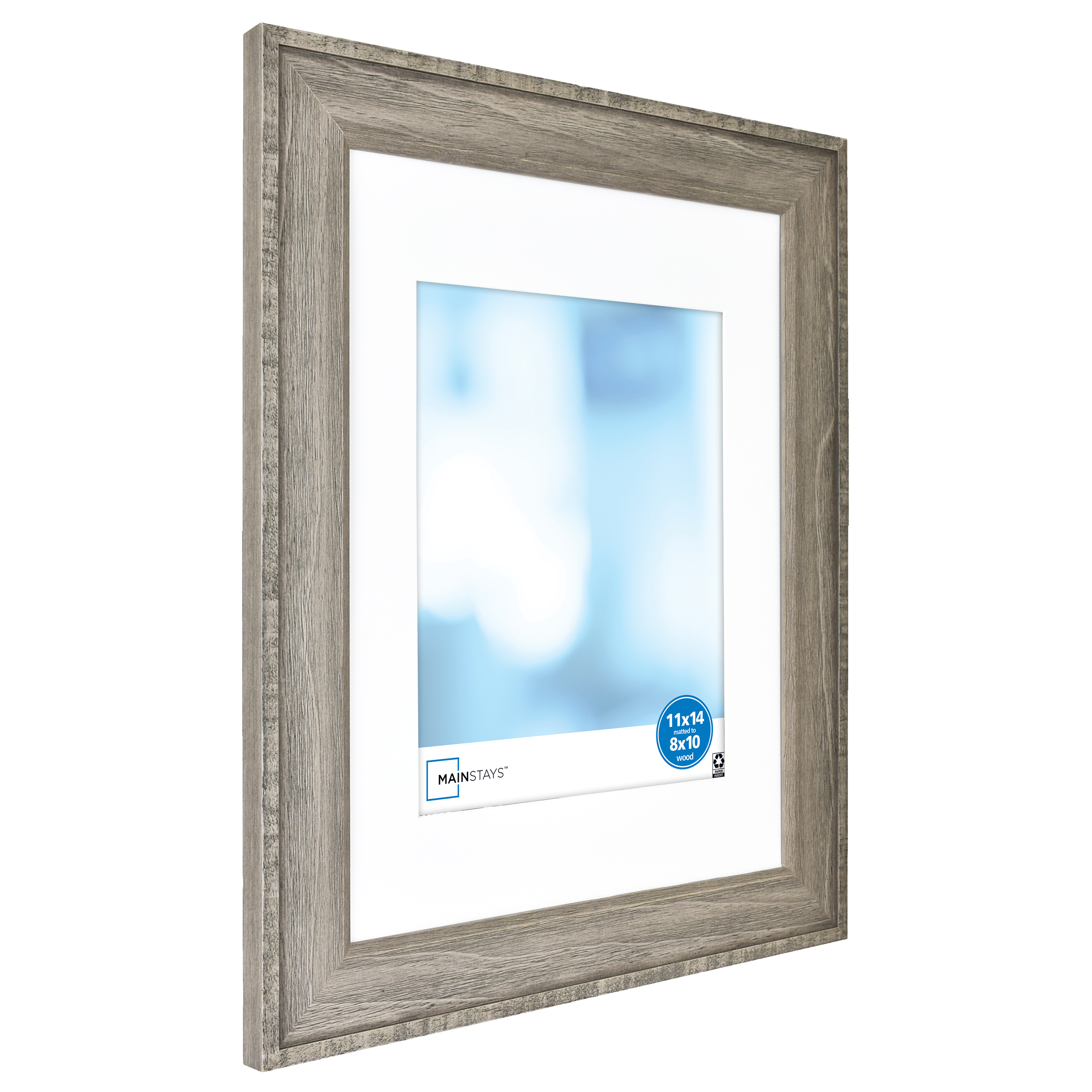 Mainstays 11"x14" matted to 8"x10" Rustic Wood Gallery Picture Wall Frame - image 5 of 6