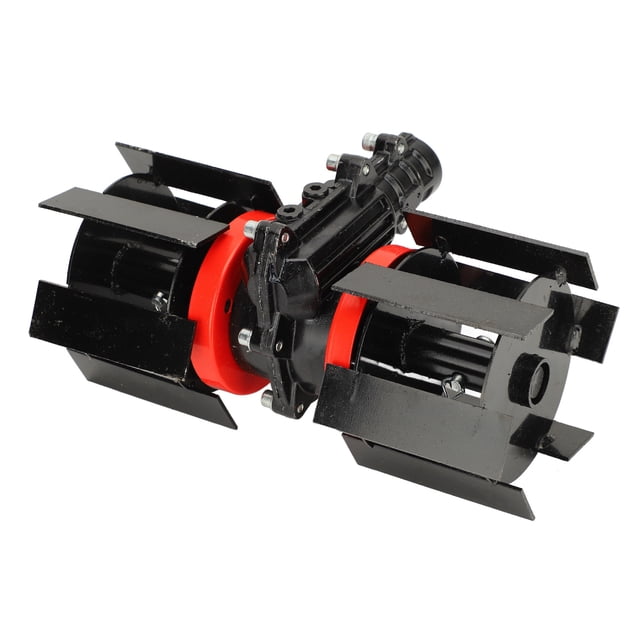 10cm Weeding Wheel Universal Aluminum Iron Deep Plowing Wheel with Upgrade Performance, Simple for Grass Mower Tiller Scarifier