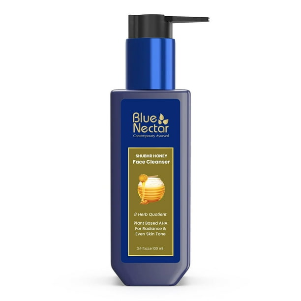 Jabón facial con néctar azul, miel Shubhr, 100 ml, ayurvédico