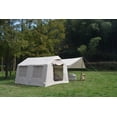 thumbnail image 6 of Acpouw 9.8 x13ft with canopy, Inflatable Camping Tents with Hand Pump, Air Glamping Tents, Easy Setup Waterproof and Windproof Blow up Tent Beige, 6 of 7