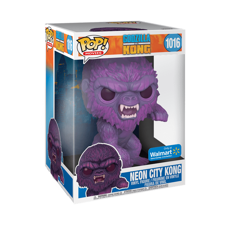 レアFUNKO POP! ゴジラvsコング ネオンシティ コング 特大サイズ限定