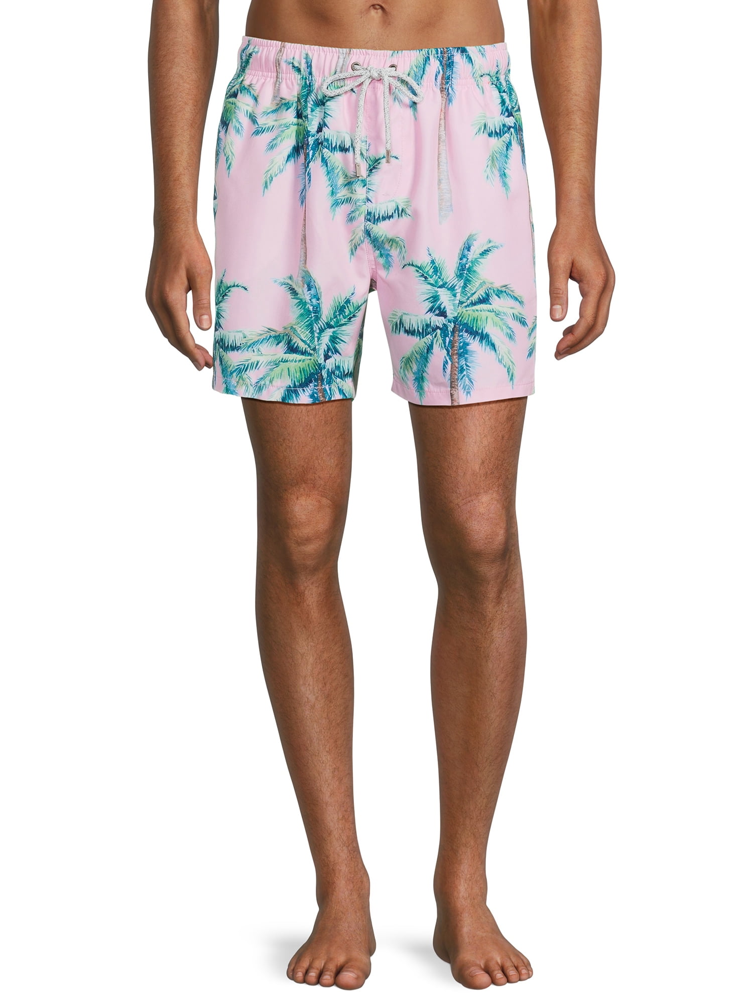 Endless Summer Men’s Printed Swim Trunks with Stretch, 5.5" Inseam