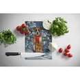 thumbnail image 2 of Carolines Treasures PPP3040LCB Boxer Lets Play Christmas Glass Cutting Board Large, 12H x 16W, multicolor, 2 of 2