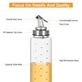 thumbnail image 3 of Glass Olive Oil Dispenser Bottle, 17oz/500ml Container with Stainless Steel Spout and Scale, 3 of 6