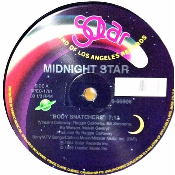 MIDNIGHT STAR- Body Snatchers / Curious - vinyl records