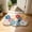 Pink, variant on Orangide Colorful Flower Patterns Bathroom Absorbent Bath Mat Flower Shape Soft Anti Slip Waterproof Comfortable Decor Rug for Home Floor