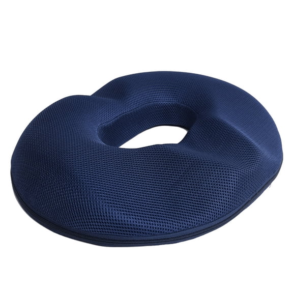 NOGIS Donut Pillow, Large Seat Cushion for Relief Tailbone Pain, Hemmoroid Treatment, Bed Sores, Prostate, Coccyx, Sciatica, Pregnancy, Postpartum, Ergonomic Design (Velour Cover for Male)