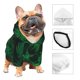 thumbnail image 3 of Fotbe Green Leave Fern Sudadera con Estampado para Perros Pequeños – Suéter con Capucha para Mascotas, Tela Suave de Forro Polar con Bolsillo-Large, 3 of 7