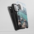 thumbnail image 5 of Clear Ocean Rocks Water For All iPhone Series Protective Phone Case Nature Seascape Turquoise Blue, 5 of 7