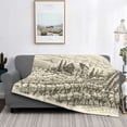 thumbnail image 2 of Naloa Vineyard Landscape Flannel Blankets - Thick and Warm Blanket for Winter, Soft Fuzzy Plush King Blanket for All Seasons60"x50", 2 of 6