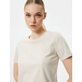 thumbnail image 3 of Cotton Short Sleeve Crew Neck Basic T-Shirt, 3 of 6