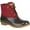 Wine Chevron Quilted Nylon, variant on Women's Sperry Top-Sider Saltwater Duck Boot