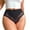 Black, variant on Juniors High-Waisted Mesh Briefs - Nylon Spandex Soft, Seamless Breathable, Wide Waistband, Size S, Navy for Everyday Wear