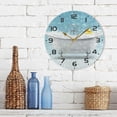 thumbnail image 7 of SKYSONIC Vintage Bathtub Wall Clock 10 Inch Silent Non Ticking Round Clock Oil Painting Clock Easy to Read Clock for Living Room Bedroom Bathroom Home Decor, 7 of 7