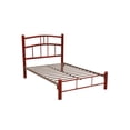 thumbnail image 3 of Cama Individual de acero Modelo Delhi color Rojo, 3 of 4