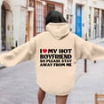 thumbnail image 2 of Bmisegm Sweat à Capuche Graphique à Manches Longues pour Femmes Pull à Cordon de Serrage Khaki L, 2 of 4