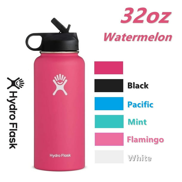 Hydro Flask 32Oz Water bottle Stainless Steel & Vacuum Insulated with Straw Lid-Watermelon