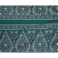 thumbnail image 4 of oneOone Polyester Lycra Fabric Stripe|Leaves & Floral Block Print Fabric BTY 56 Inch Wide, 4 of 4
