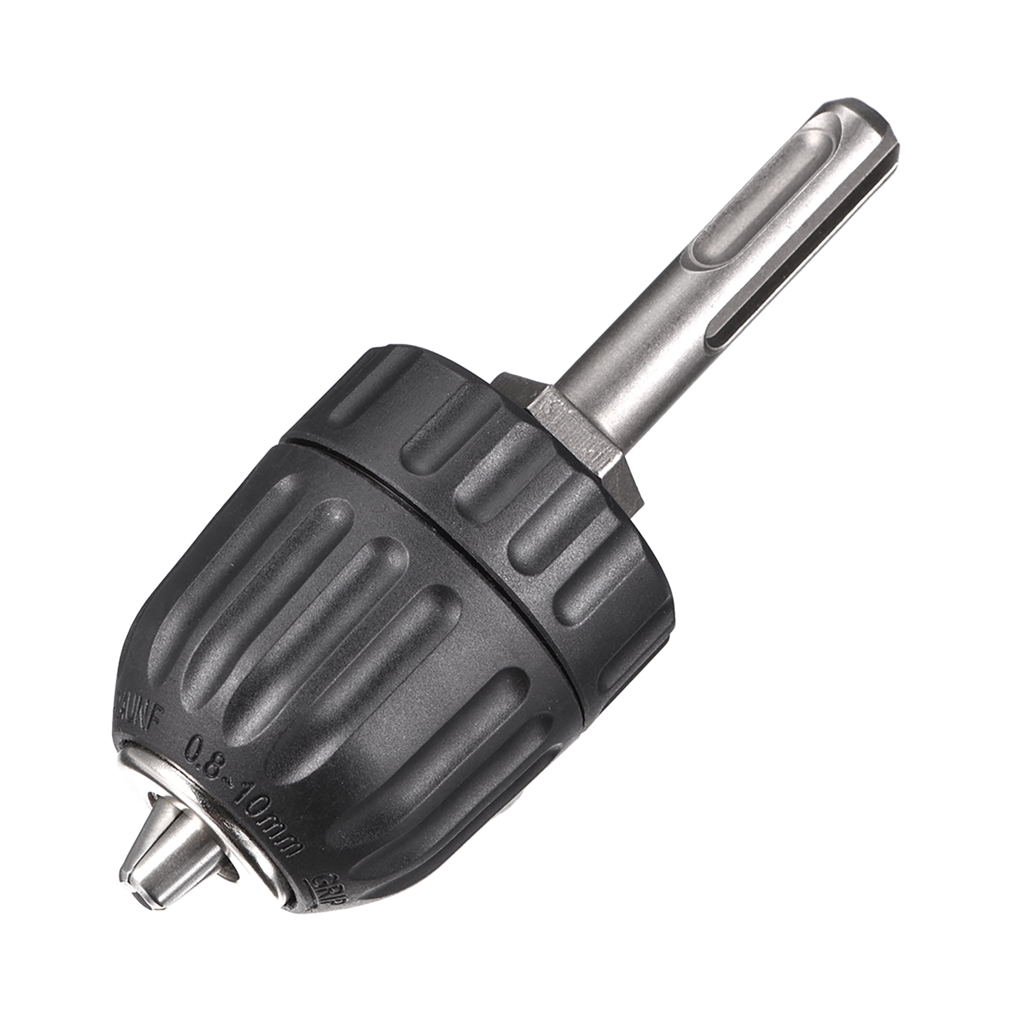 Drill Chuck, 3Jaw Keyless Chuck w SDSPlus Round Shank, 3/8inch24UNF