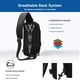 thumbnail image 5 of Mochila tipo Bandolera OZUKO USB Antirrobo Unisex Color Negro Azul Marino Gris Oscuro Rojo, 5 of 6