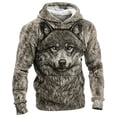 thumbnail image 4 of RTKFRFLM Boys Wolf Graphic Hoodie Kids 3D Animal Print Long Sleeve Hooded Sweatshirt Pullover Sweater and Casual Winter Clothing, 4 of 7
