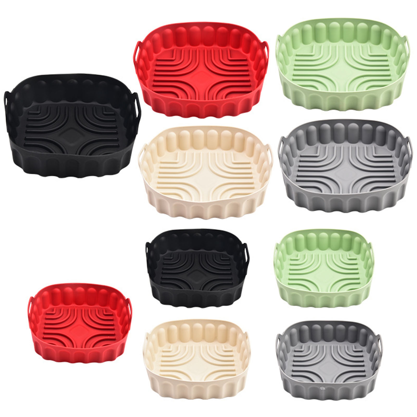 nbuaila Air Fryer Liner, with Handles to Prevent Hot Bakeware, Food Grade Even Heating Air Fryer