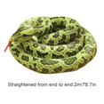 thumbnail image 2 of Grand Constrictor Grand Serpent en Peluche Animal en Peluche Jouet Réaliste Cadeaux Réalistes pour Enfants Fête d'Anniversaire Accessoires de Farce, 2 of 4