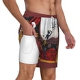 thumbnail image 2 of Mens Swim Trunks Quick Dry Bathing Suit with Liner Beach Shorts African Tribe Aborigine Tribal, 2 of 7
