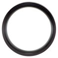 thumbnail image 2 of Black Titanium Size 8.5 8mm Polished Double Ridged Band Ring Ring for Women and Men, 2 of 2