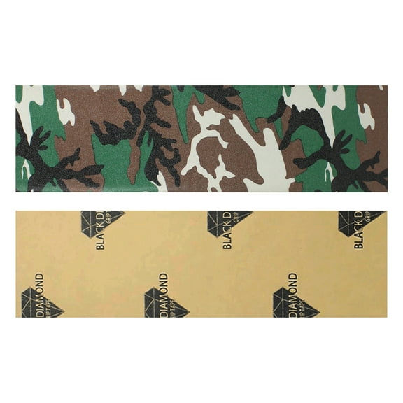 Black Diamond Grip Scooter Griptape Sheet Camo 4.5" x 15.5"