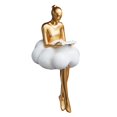 thumbnail image 4 of Rongfmy Art Statue Decor Girl Abstract Art Sculpture for Home Bookshelf Office reading, 4 of 9